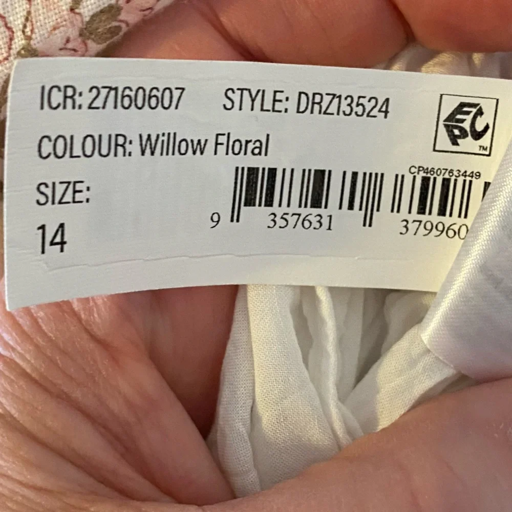 Size 14 - Forever New Tuscany Linen Mini Dress - Willow Floral - Picture 16 of 16